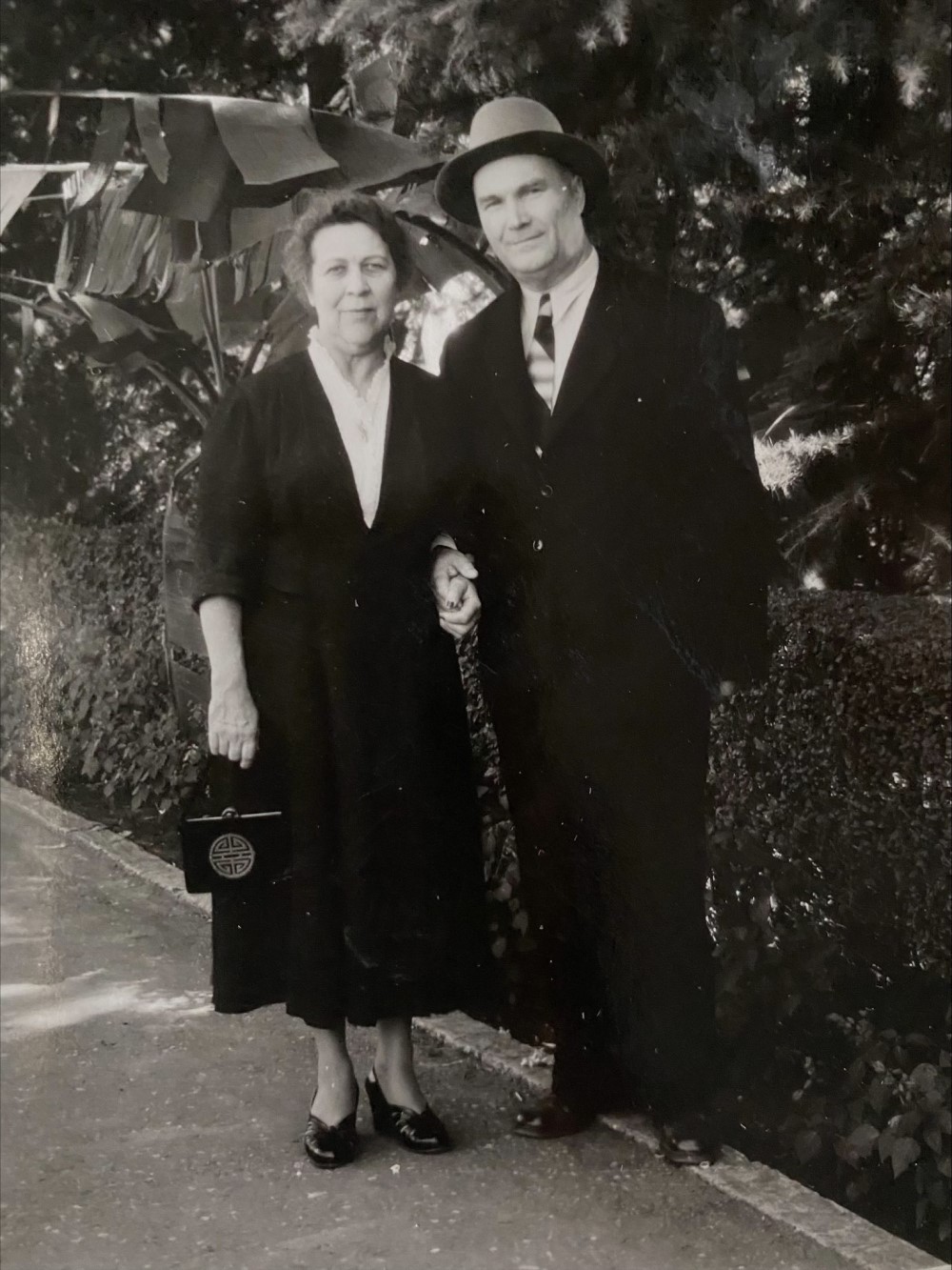 С женой 1957 год