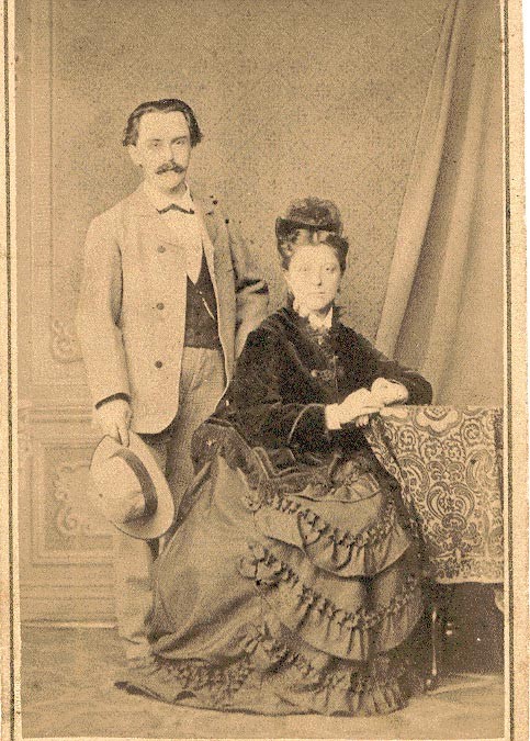 Егор Александрович и Надежда Степановна. Лальск, 1876 год