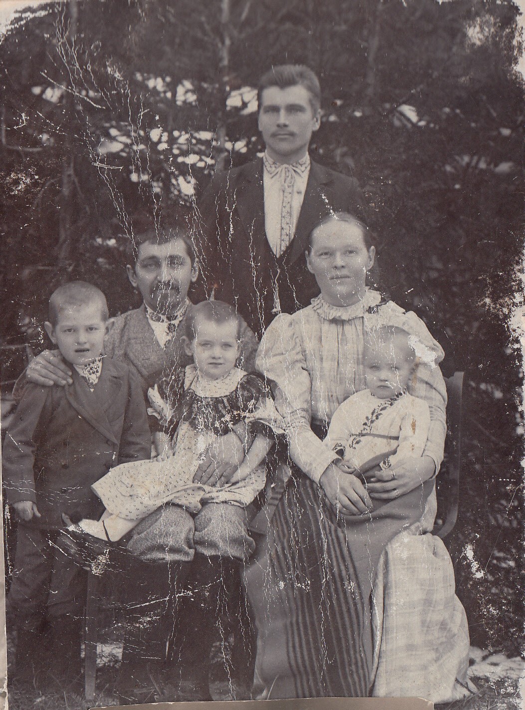 Семья Костиных, Койгородок, 1899-1900 гг.