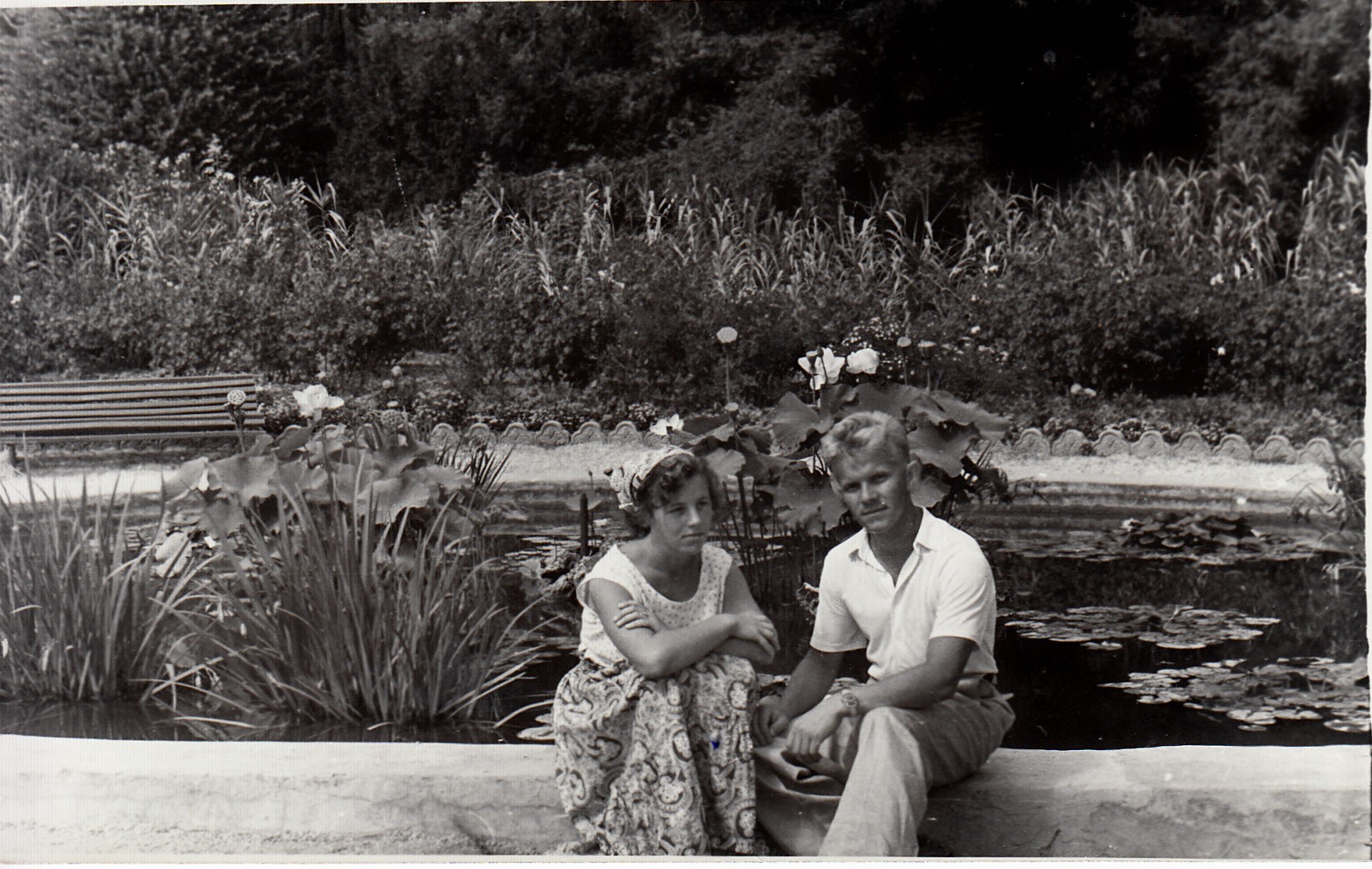 Володя Ляликов с первой женой Ирой. Крым, лето 1958 года