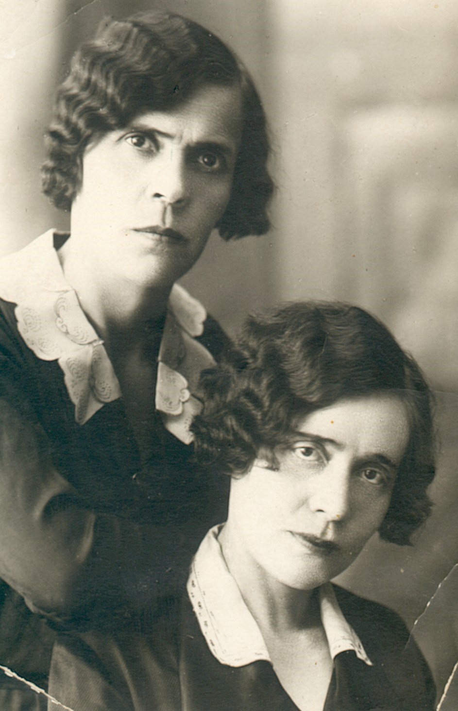 Анна Даниииловна Худяева и её дочь Александра 
