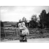С внучкой Леной, примерно 1961 год. Село Иб, дер. Захарово