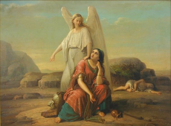 Агарь и ангел 