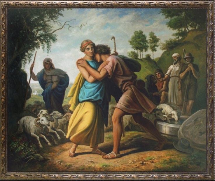 Иаков и Рахиль у колодца 