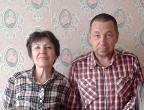 С братом Олегом, с.Летка, 2015г.