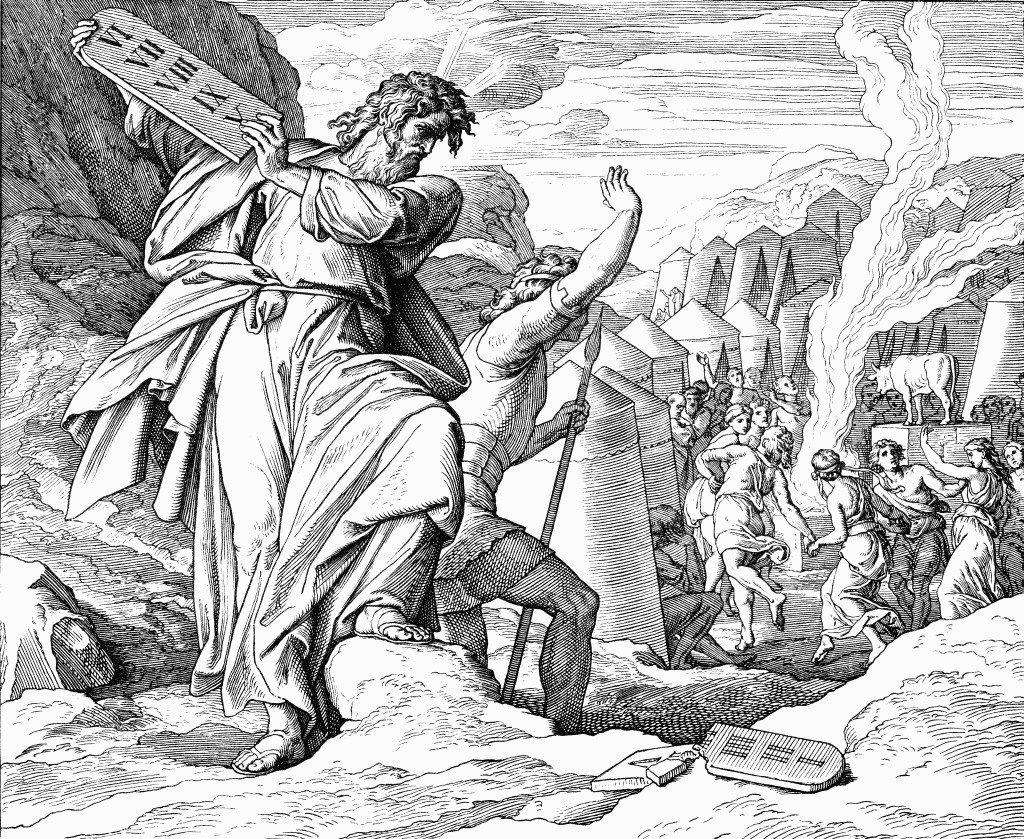 Моисей разбивает скрижали 